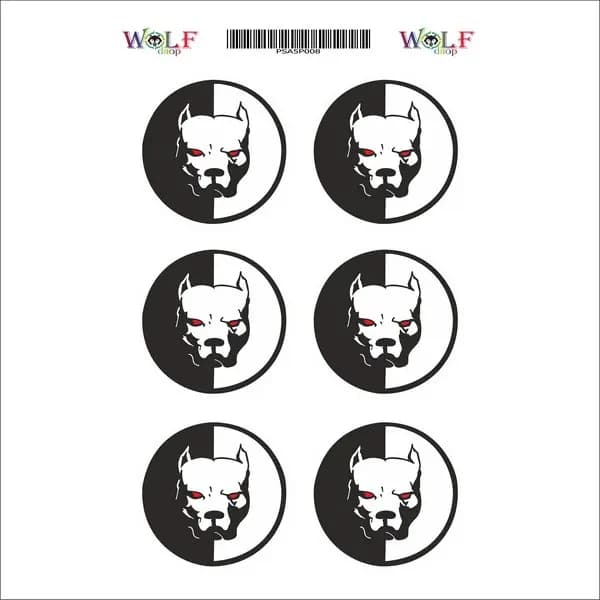 Pitbull A5 Sticker 008 / PSA5P008