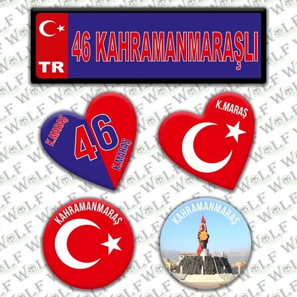 İllere Özel Damla Etiket ( 46 Kahramanmaraşlı ) / Pİ193