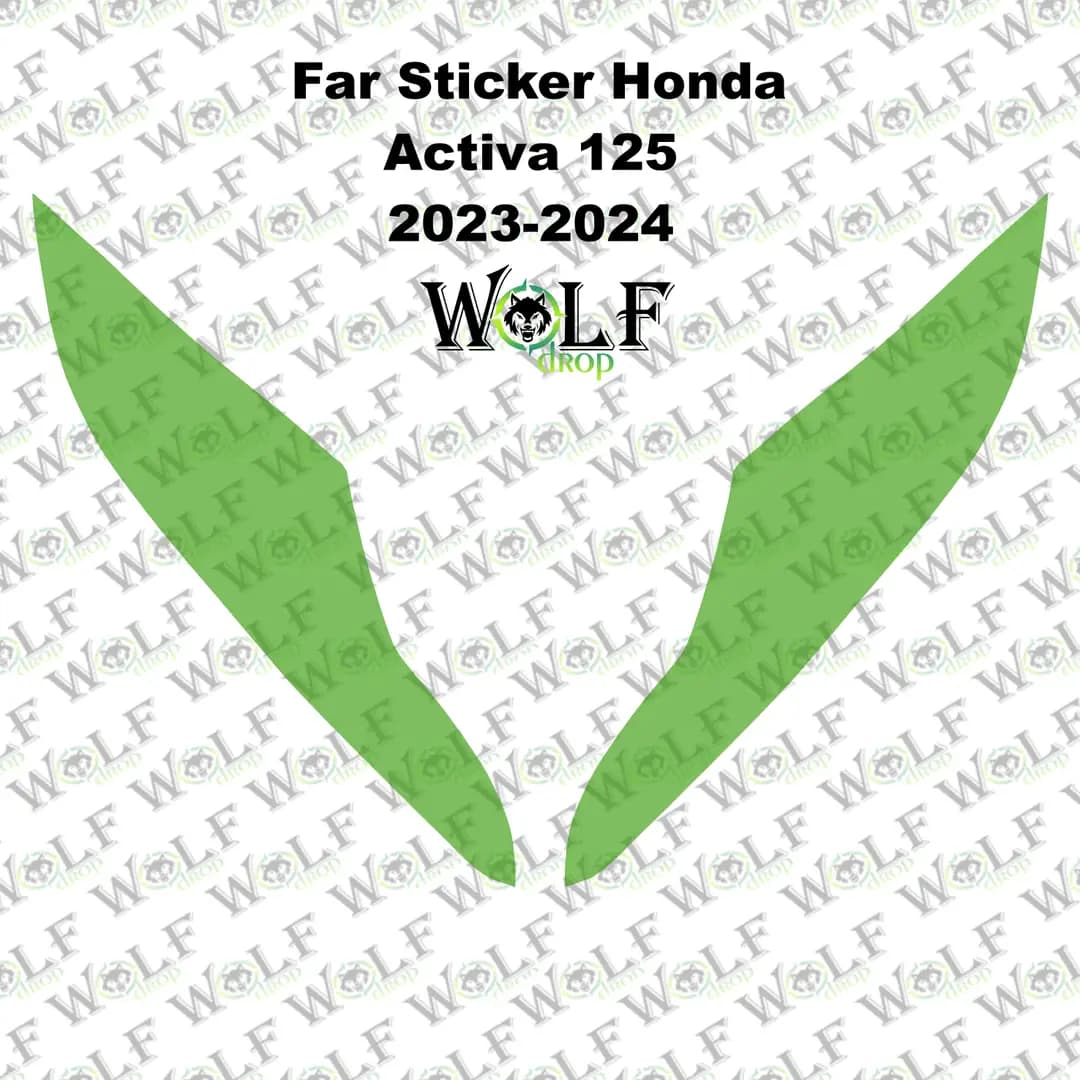 HONDA ACTİVA 125 2023 - 2024 UYUMLU TRANSPARAN FAR STİCKER / P92002