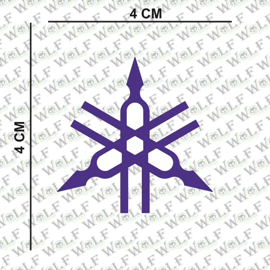 Transferli Mini Sticker Yamaha Logo / wolf235