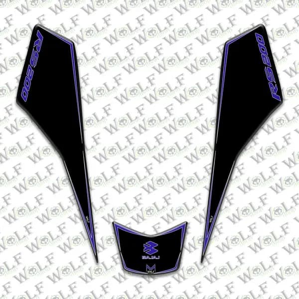 Bajaj Pulsar Rs 200 Arka Kuyruk Damla Etiket / B51A003