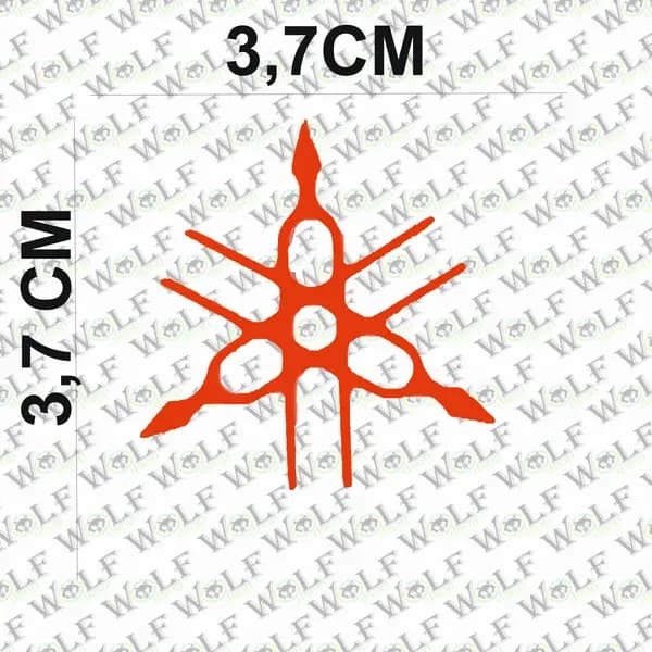 Transferli Mini Sticker Yamaha Logo / wolf097