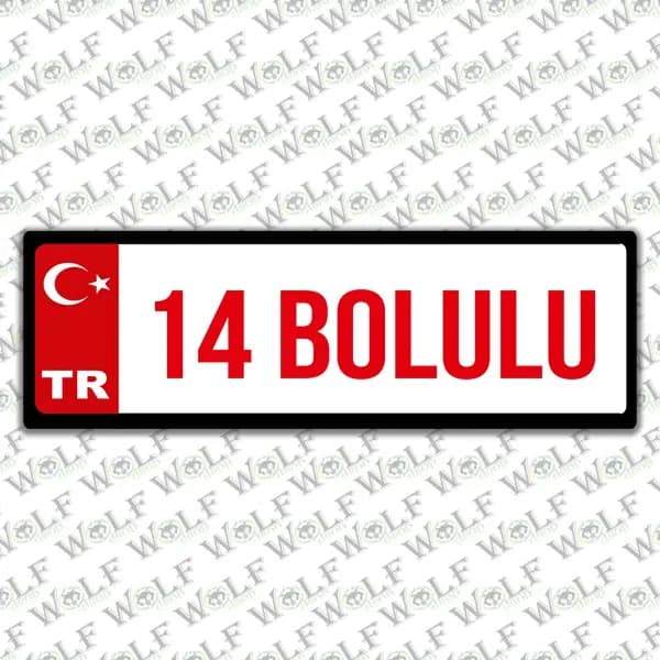 İllere Özel Damla Etiket ( 14 Bolulu ) / Pİ060